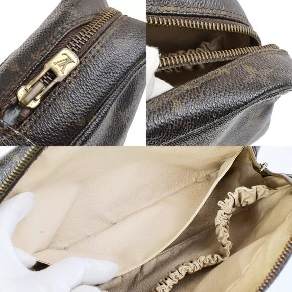 LOUIS VUITTON Trousse Toilette 23 Clutch Hand Bag Monogram Brown - Picture 8 of 15